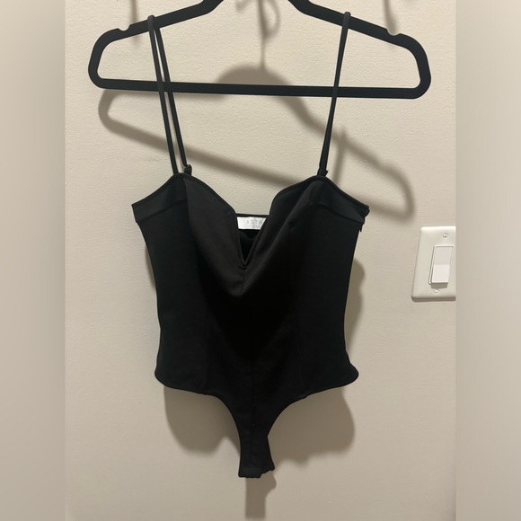 Astr Tops - ASTR the Label black bodysuit - size S